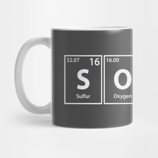 Sonata (S-O-Na-Ta) Periodic Elements Spelling Mug